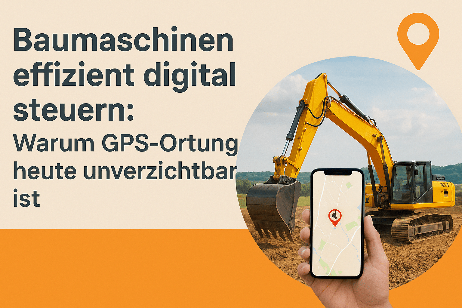 Titelbild Blogeintrag Baumaschinenortung